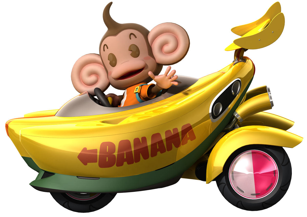 AiAi & Vehicle Art from Sonic & Sega All-Stars Racing