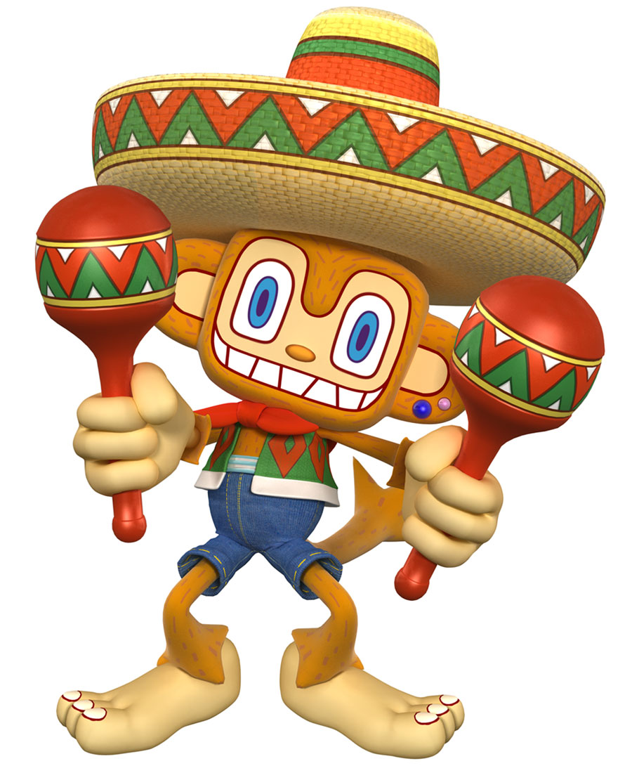 Amigo (Samba de Amigo) Art from Sonic & Sega All-Stars Racing