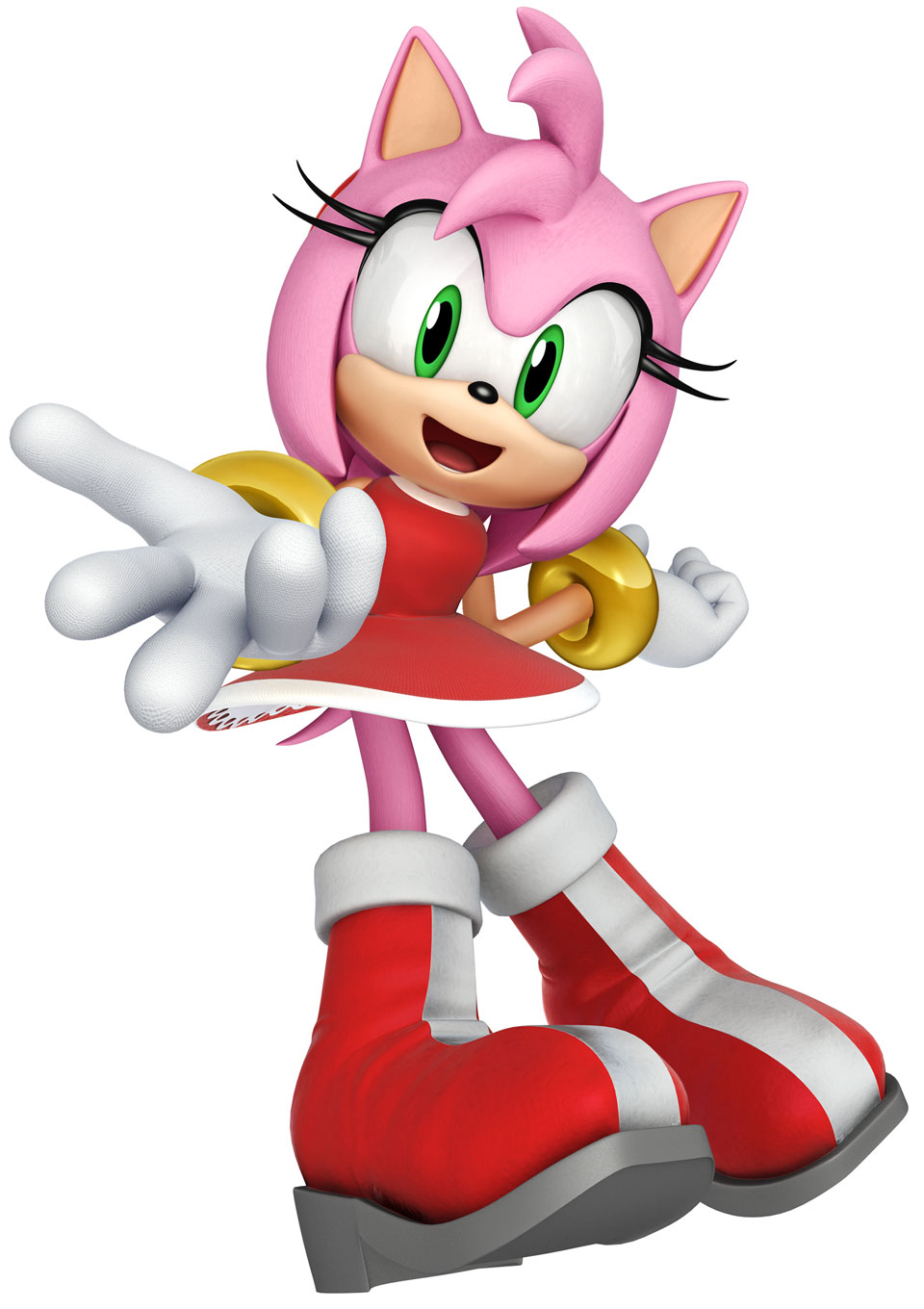 Amy Rose Art from Sonic & Sega All-Stars Racing