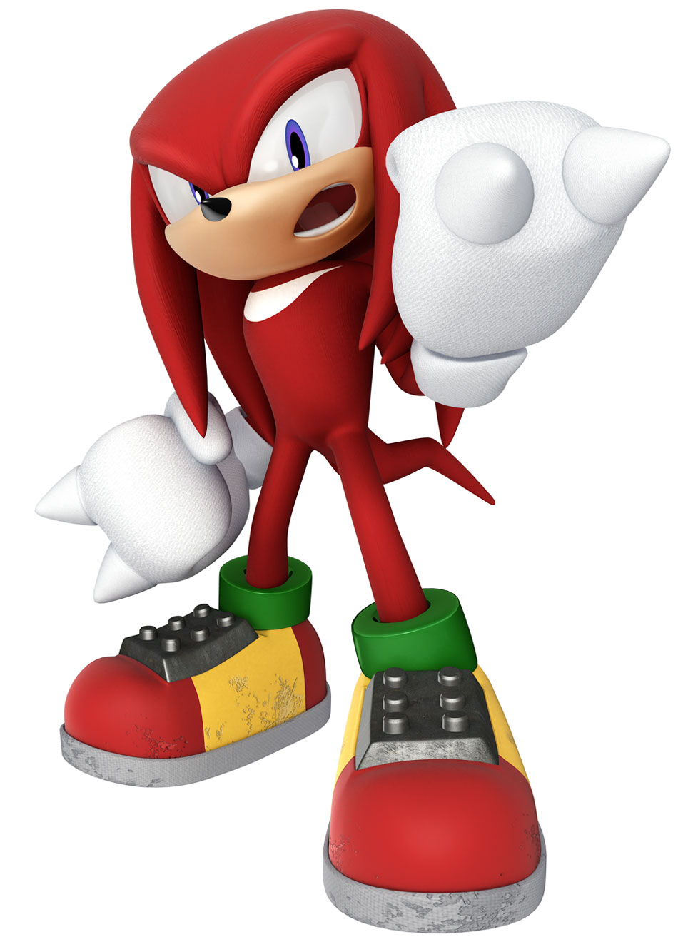 Knuckles the Echidna Art from Sonic & Sega All-Stars Racing