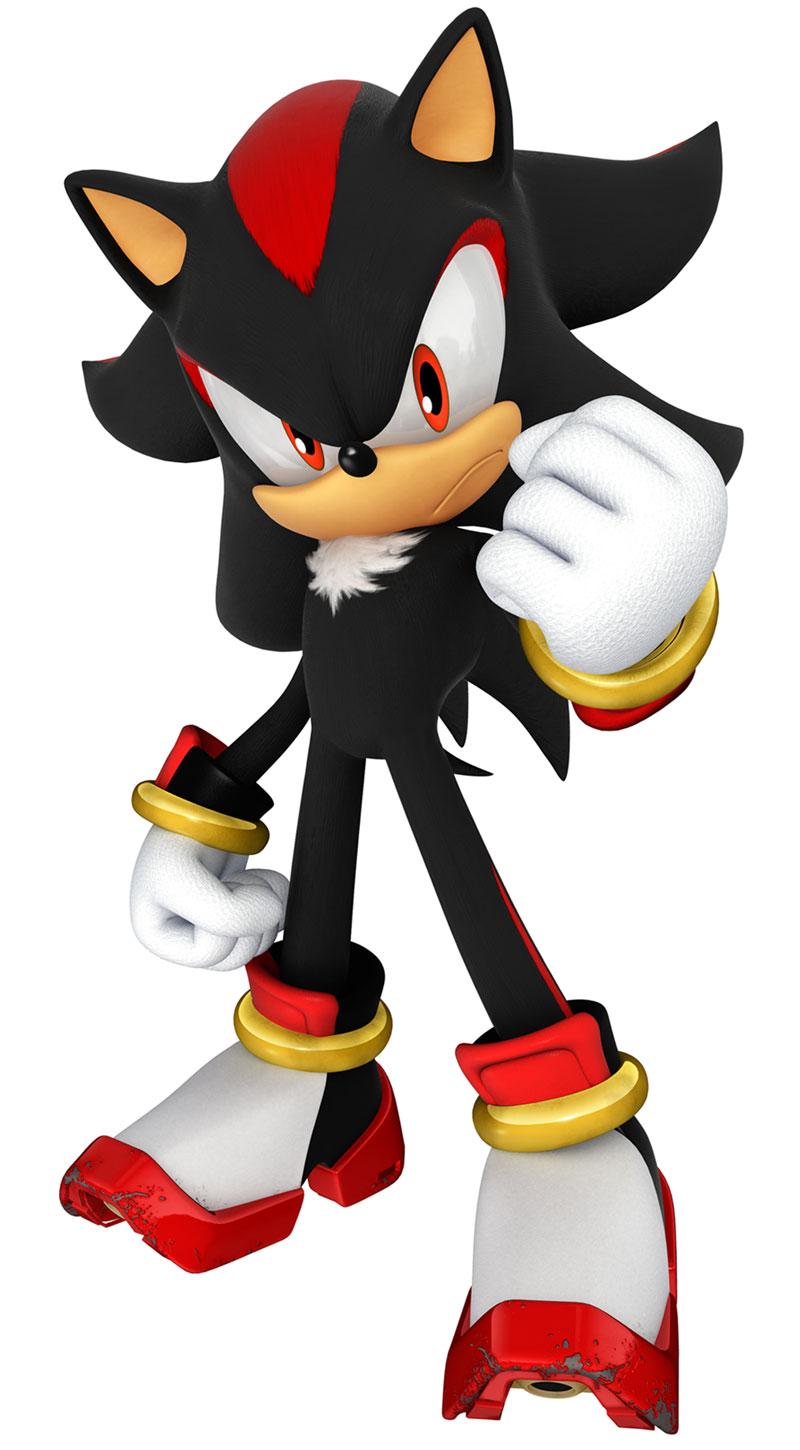 Shadow the Hedgehog Art from Sonic & Sega All-Stars Racing