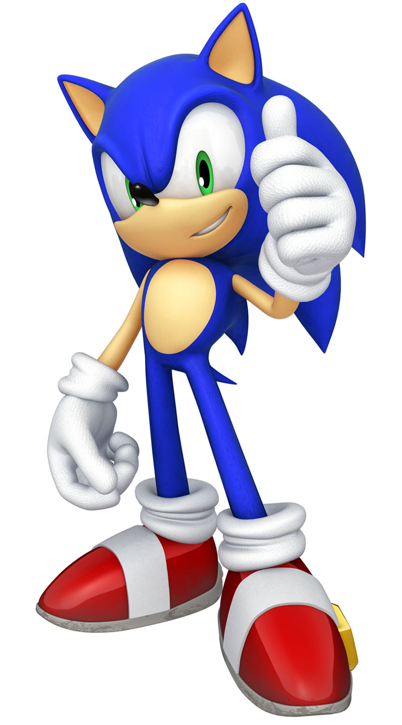 Sonic the Hedgehog Art from Sonic & Sega All-Stars Racing