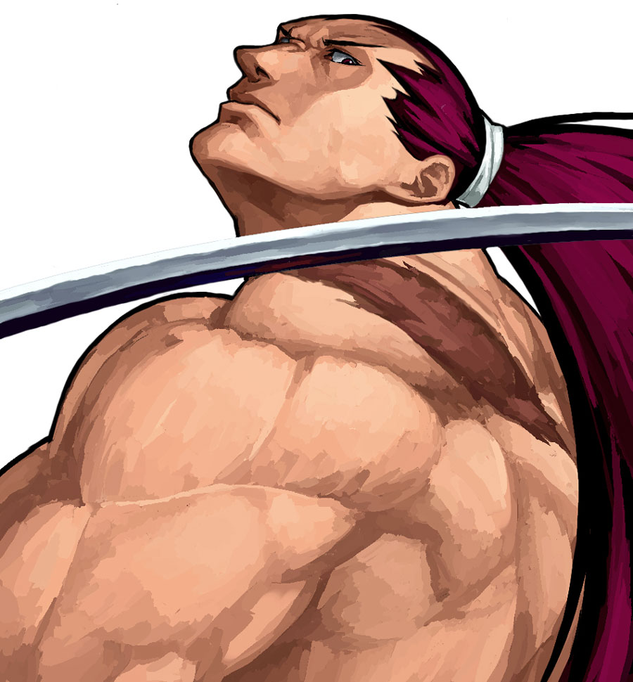 Genjuro Kibagami Art from Samurai Shodown V