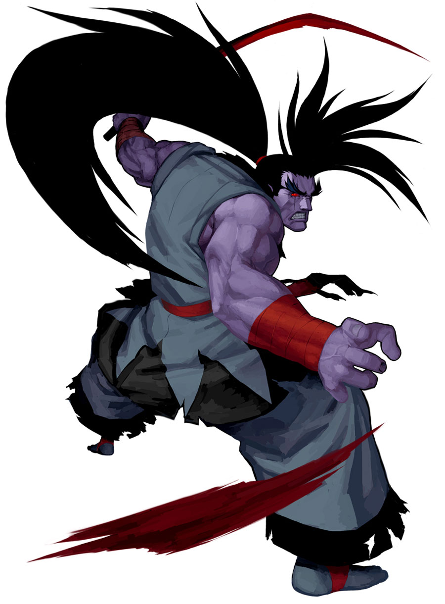Rasetsumaru Art from Samurai Shodown V