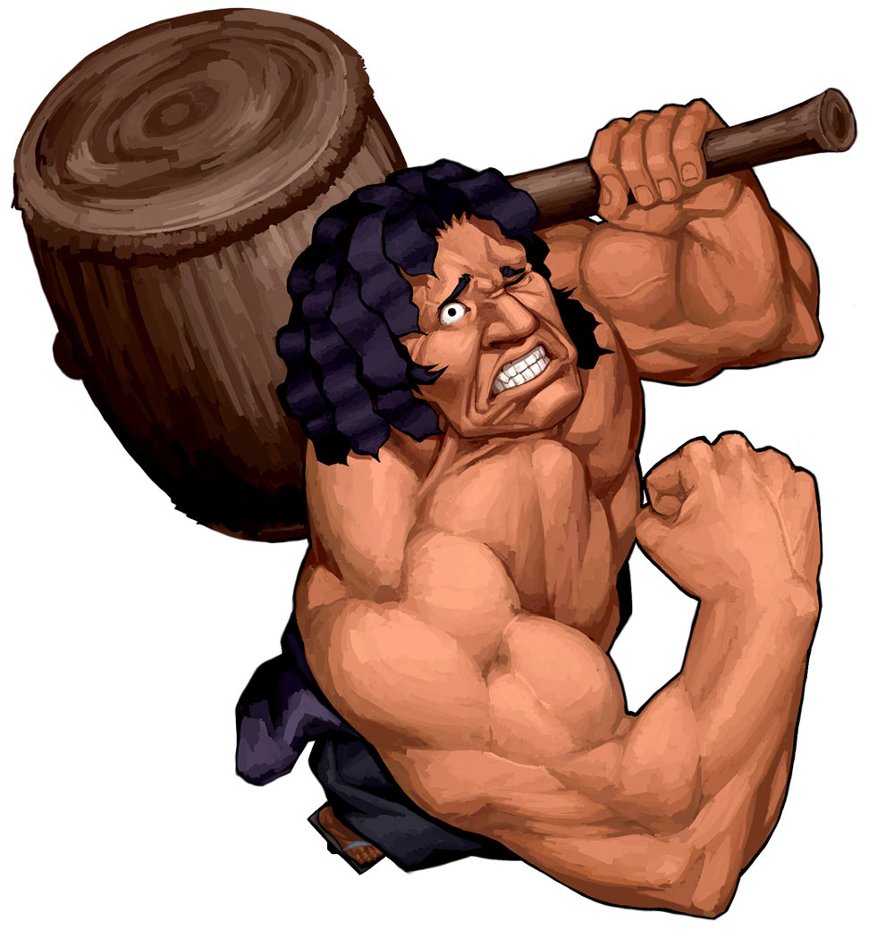 Sankuro Yorozu Art from Samurai Shodown V