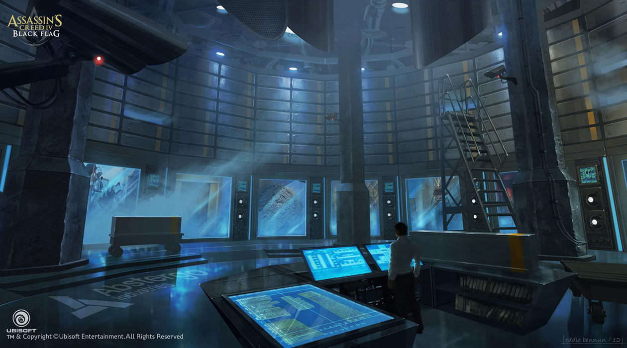 Abstergo Vault Interior Art from Assassin's Creed IV: Black Flag
