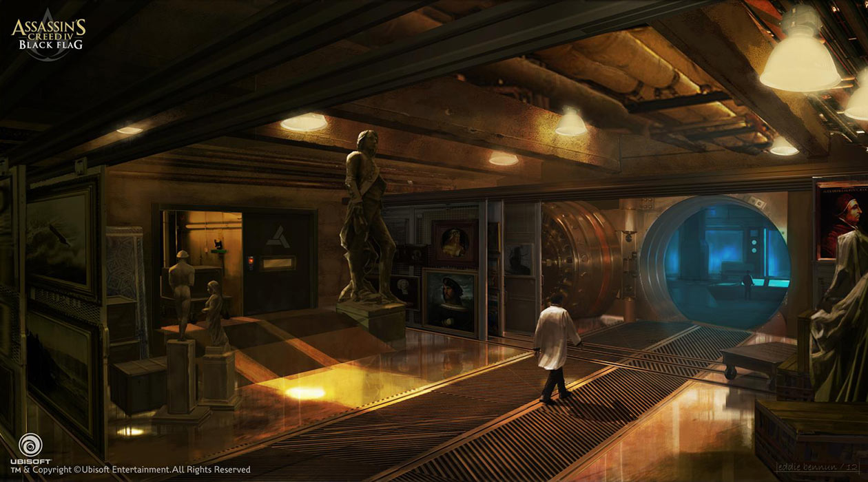 Abstergo Vault Art from Assassin's Creed IV: Black Flag