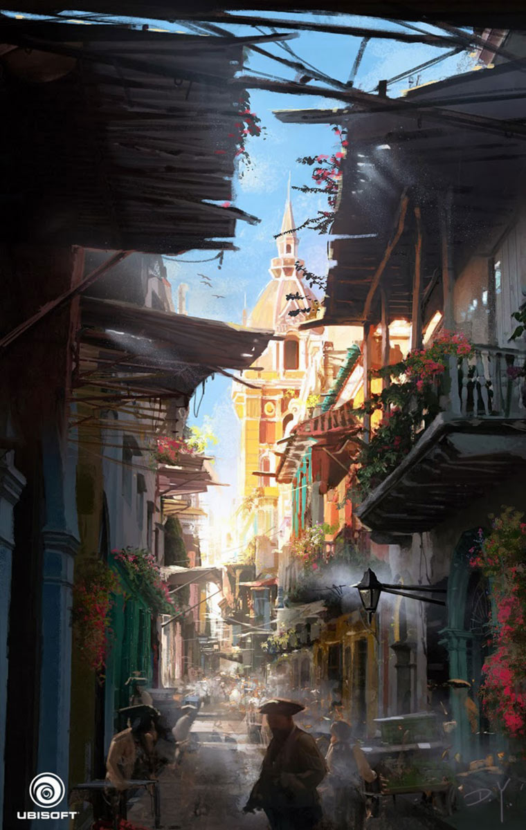 Alley Art from Assassin's Creed IV: Black Flag