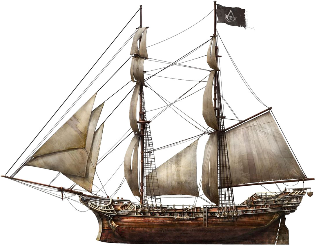 Assassin Pirate Ship Art from Assassin's Creed IV: Black Flag