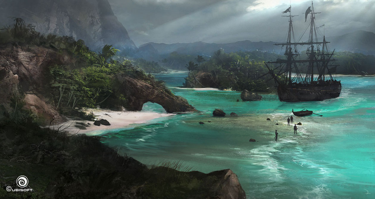 Coming Ashore Art from Assassin's Creed IV: Black Flag