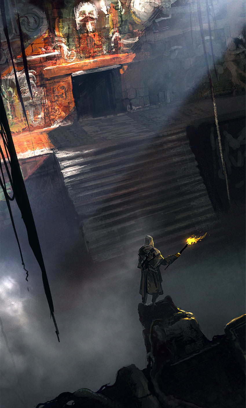 Dungeon Passage Art from Assassin's Creed IV: Black Flag