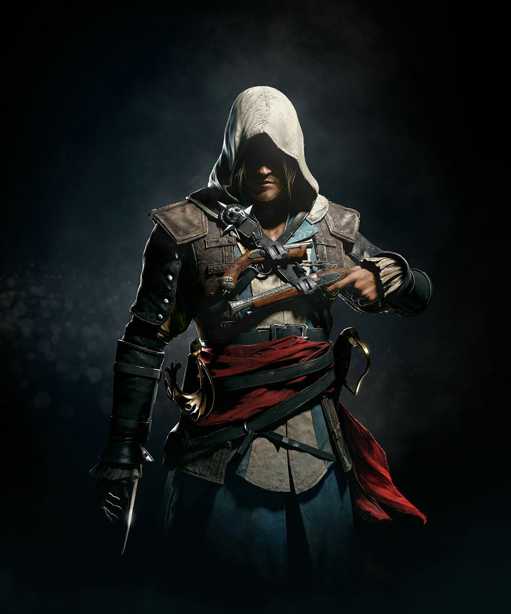 Edward in Shadow Art from Assassin's Creed IV: Black Flag