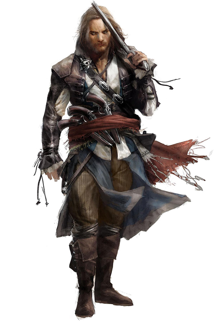 Edward Kenway Concept Art from Assassin's Creed IV: Black Flag