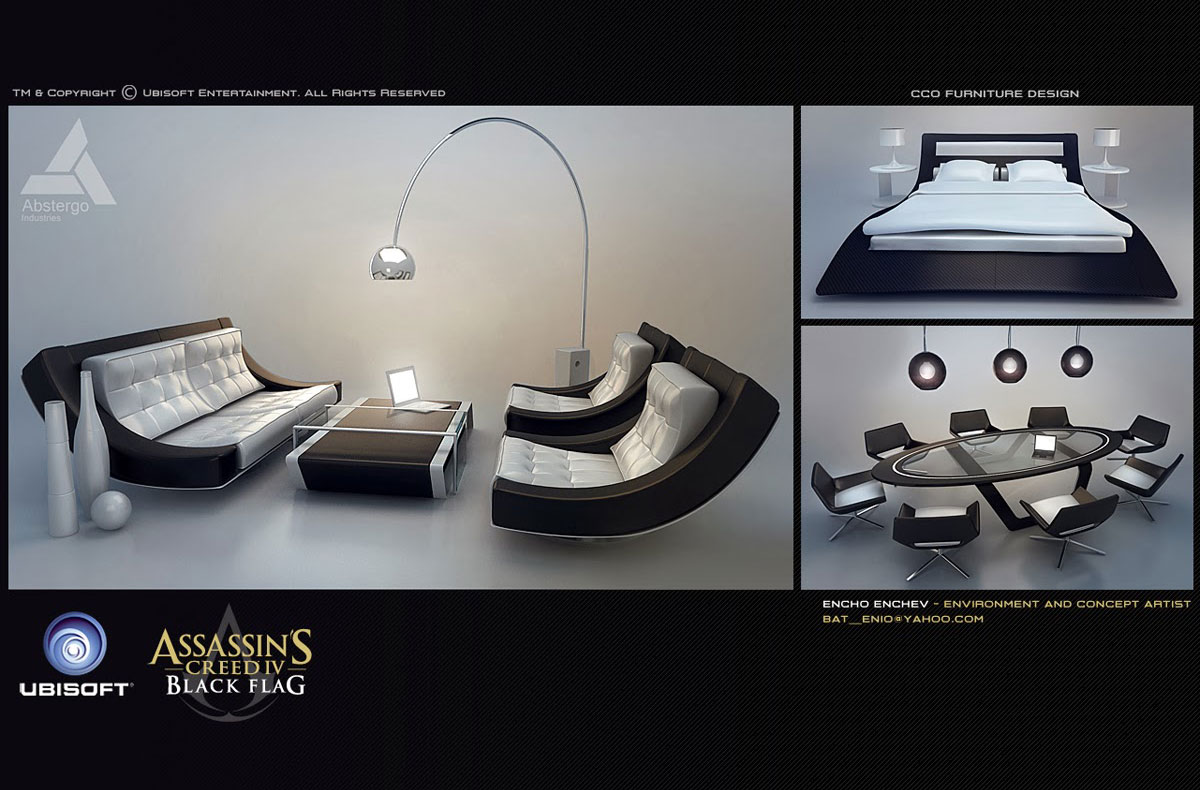 Furniture Design Art from Assassin's Creed IV: Black Flag