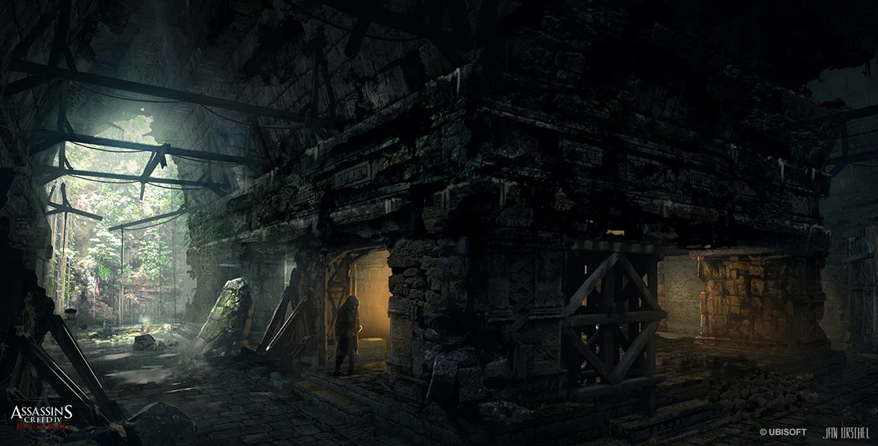 Mayan Temple Art from Assassin's Creed IV: Black Flag