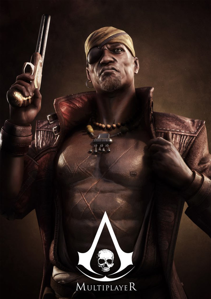 Multiplayer Male Art from Assassin's Creed IV: Black Flag