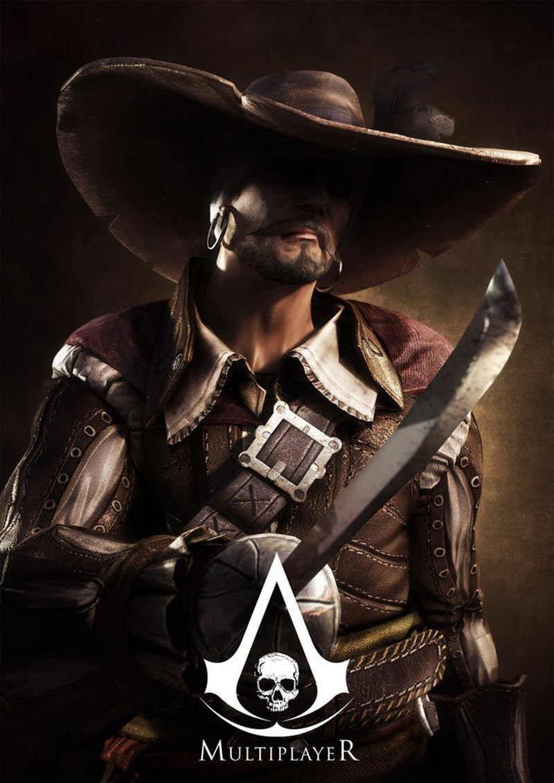 Multiplayer Male Art from Assassin's Creed IV: Black Flag