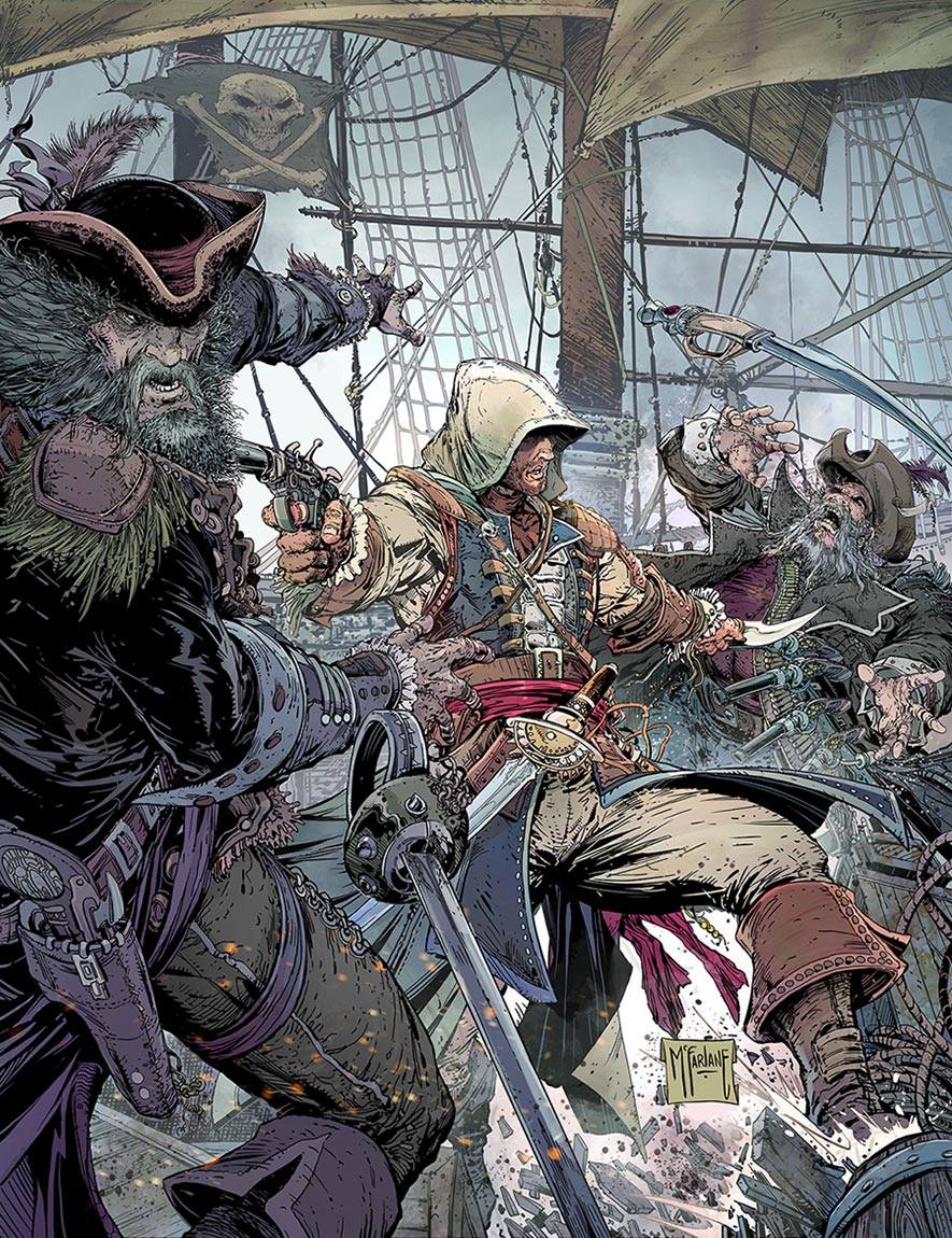 Promotional Poster by Todd McFarlane from Assassin's Creed IV: Black Flag