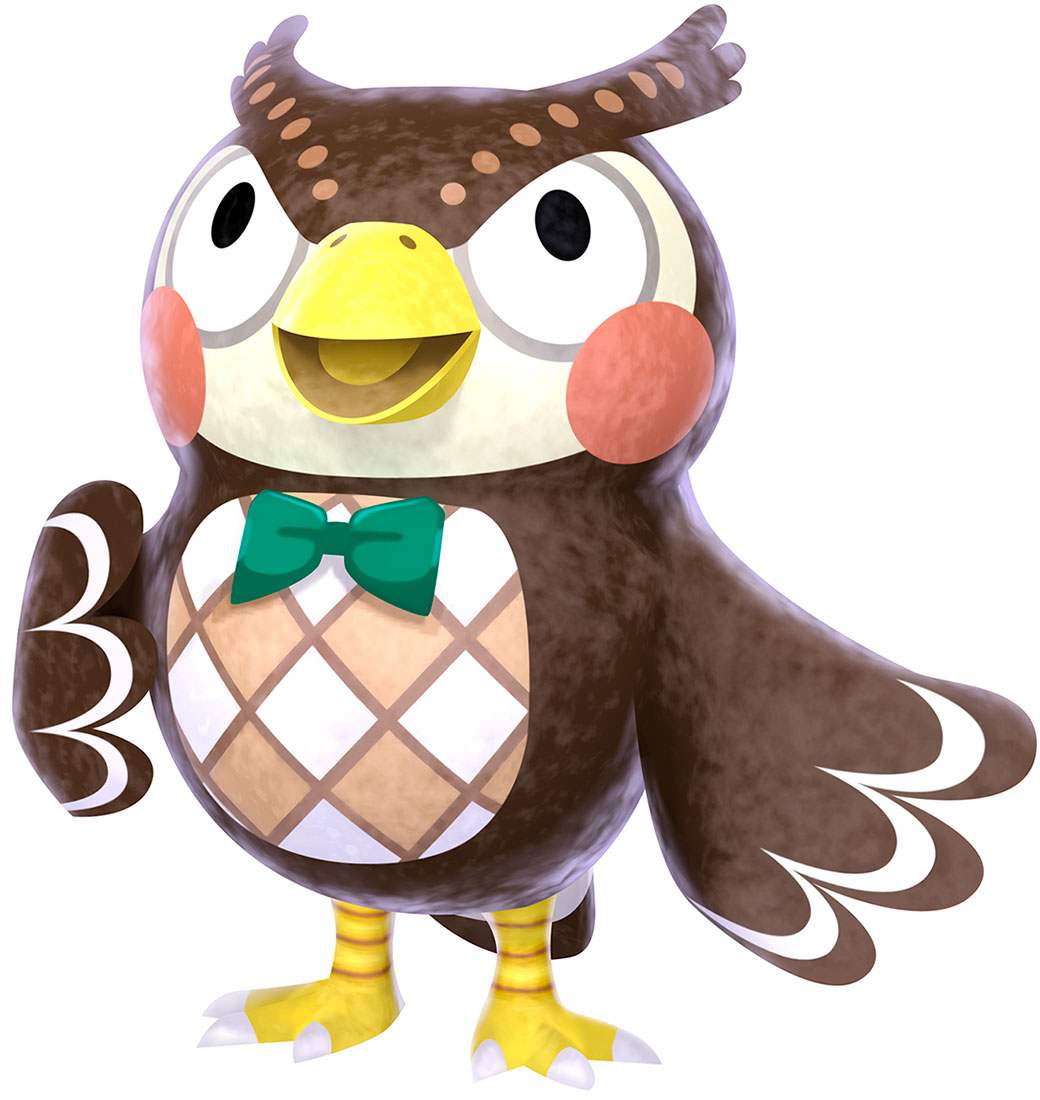 Blathers Art from Animal Crossing: New Leaf