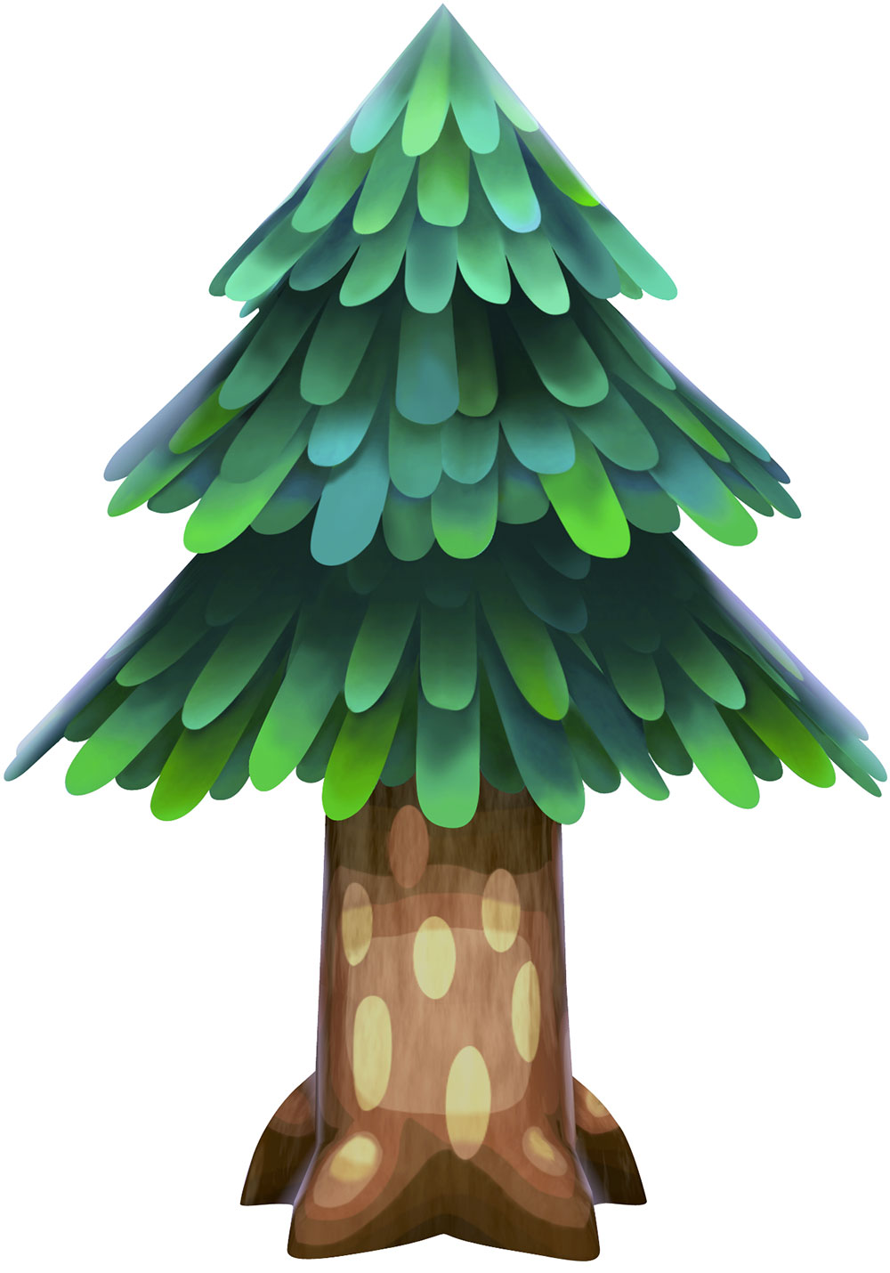 Cedar Tree Art from Animal Crossing: New Leaf