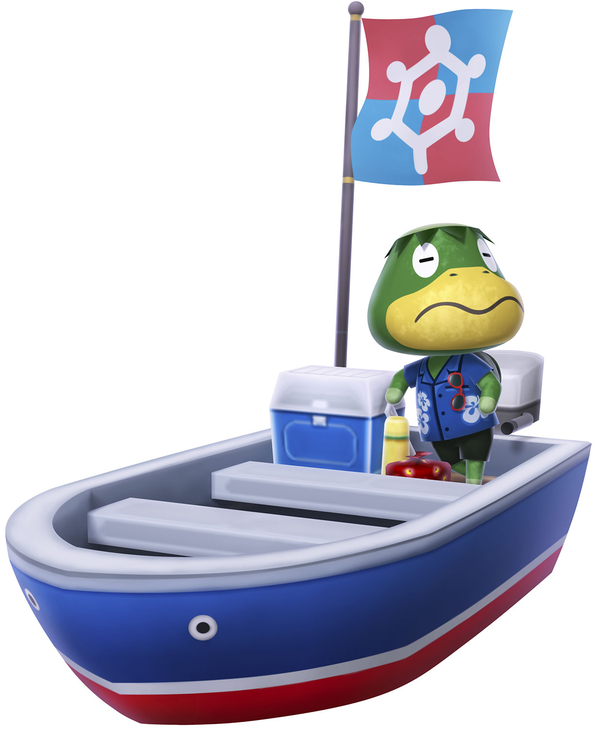 Kapp'n on Boat Art from Animal Crossing: New Leaf