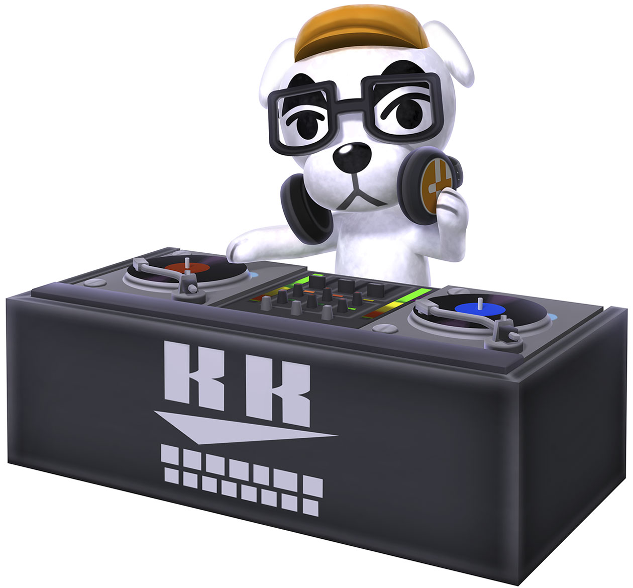 K.K. Slider DJ Art from Animal Crossing: New Leaf