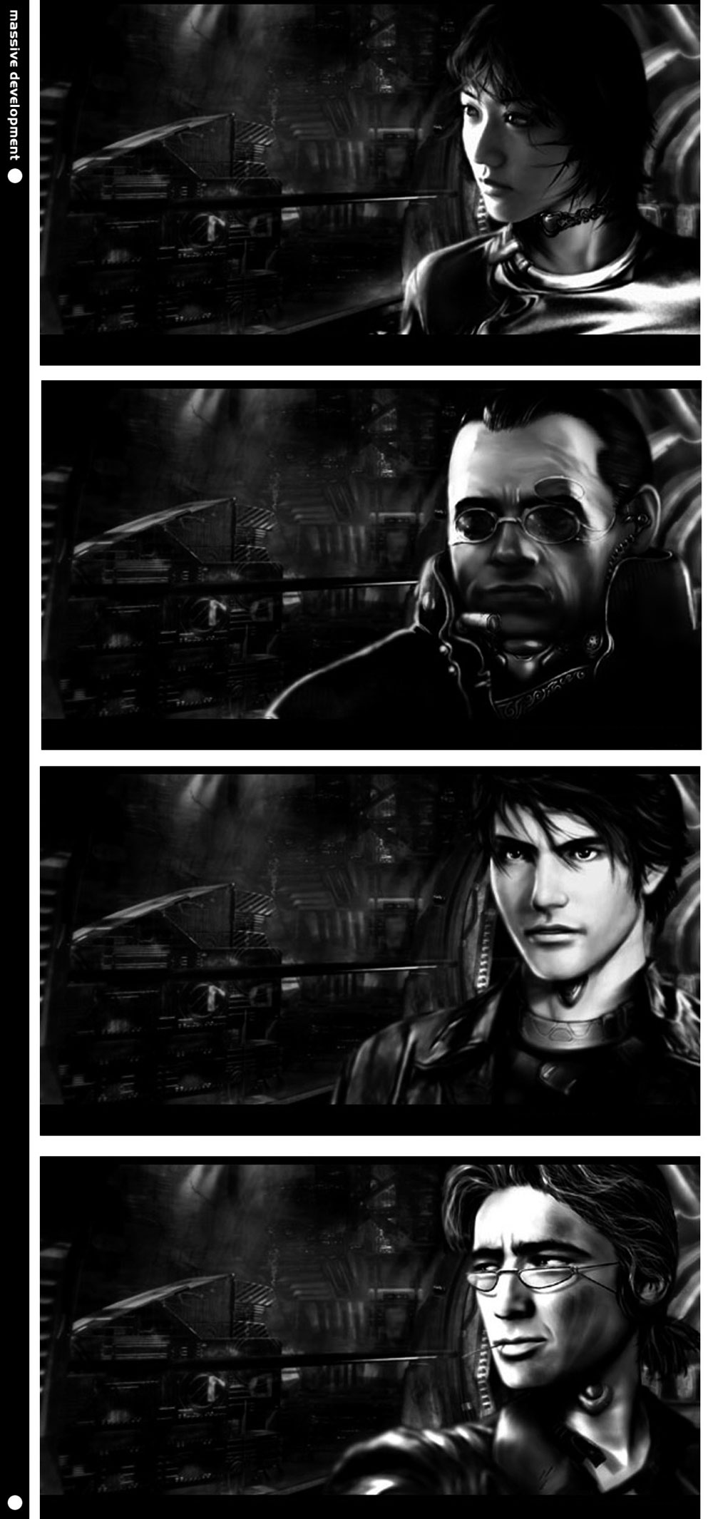 Character Portraits Art from AquaNox 2: Revelation