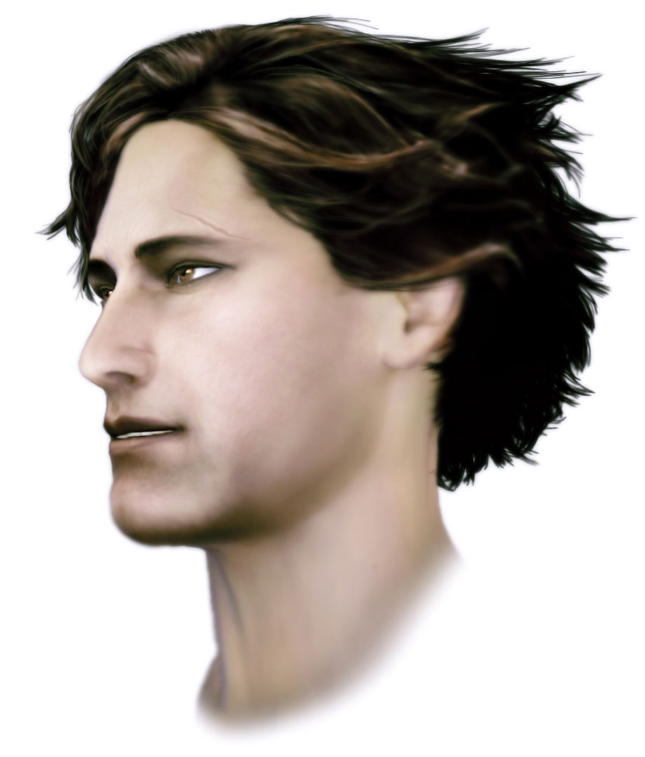 Male Character Face Art from AquaNox 2: Revelation