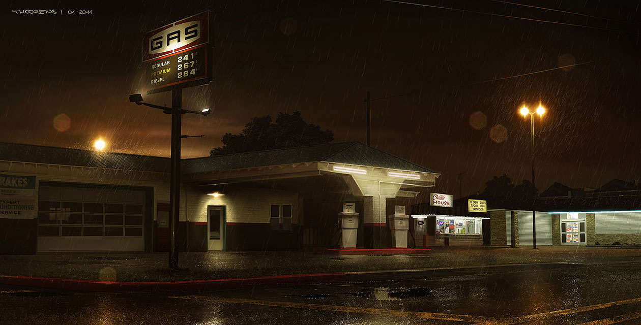 Gas Station Art from Beyond: Two Souls