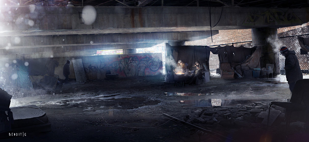 Homeless Art from Beyond: Two Souls