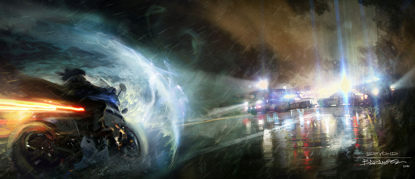 Motorcycle Art from Beyond: Two Souls
