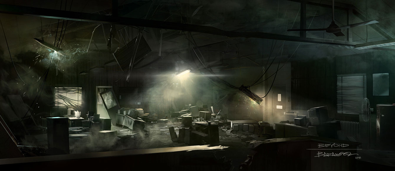 Trashed Office Art from Beyond: Two Souls