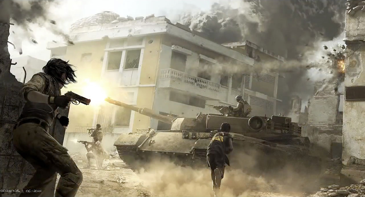 War Zone & Tank Art from Beyond: Two Souls