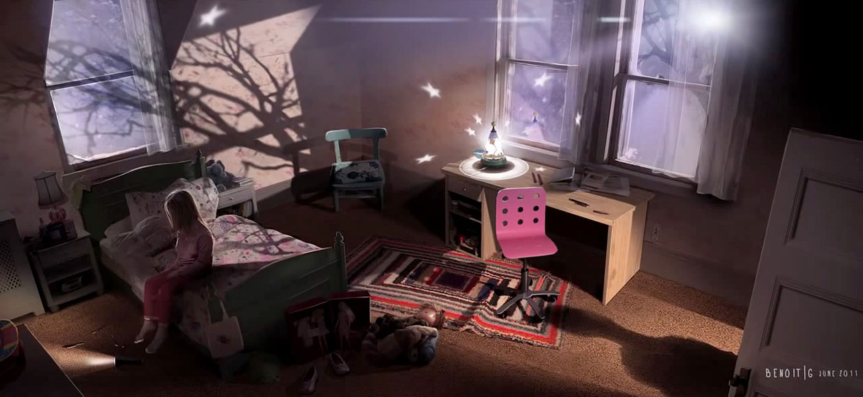 Young Jodie's Bedroom Art from Beyond: Two Souls
