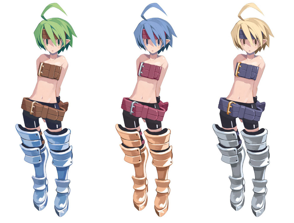Female Fighter Art from Disgaea D2: A Brighter Darkness