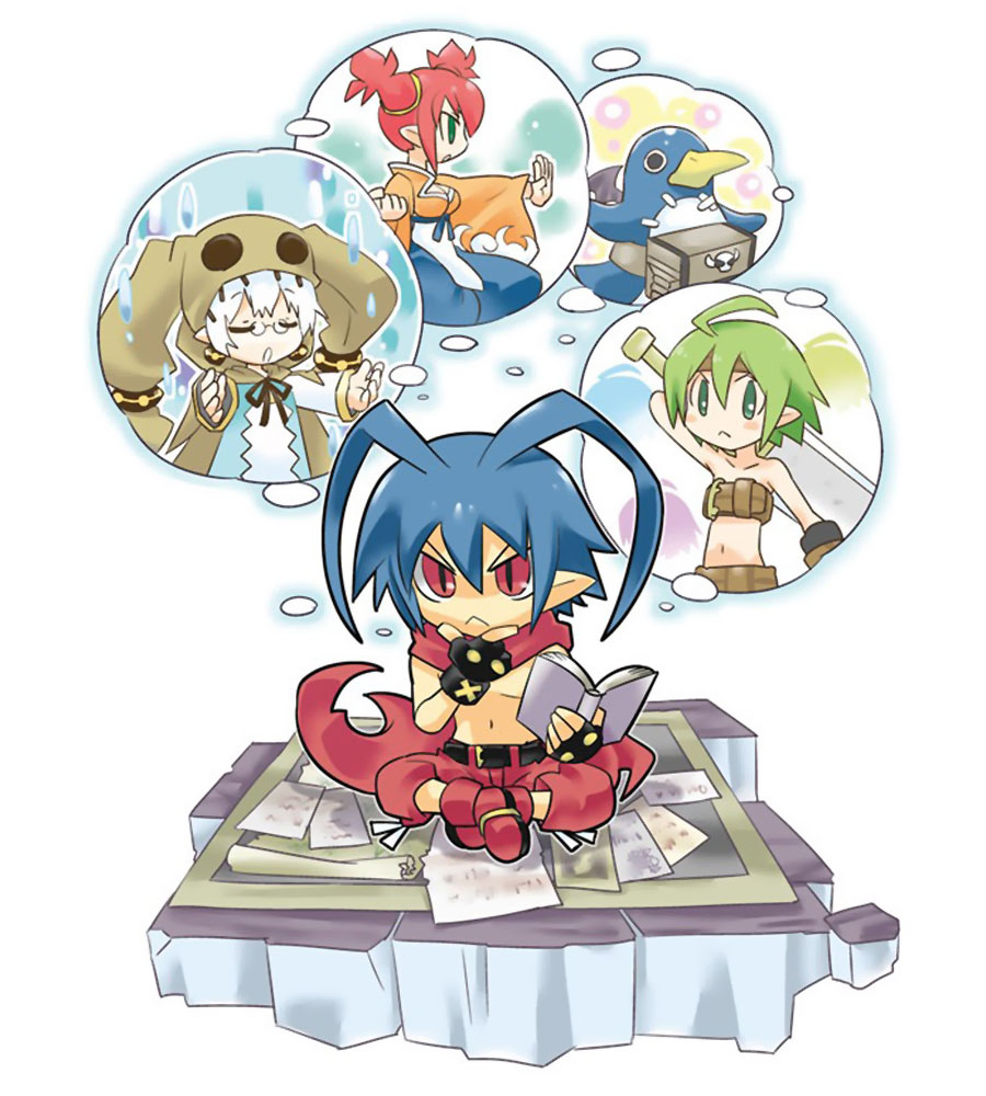 Laharl Promo Art from Disgaea D2: A Brighter Darkness