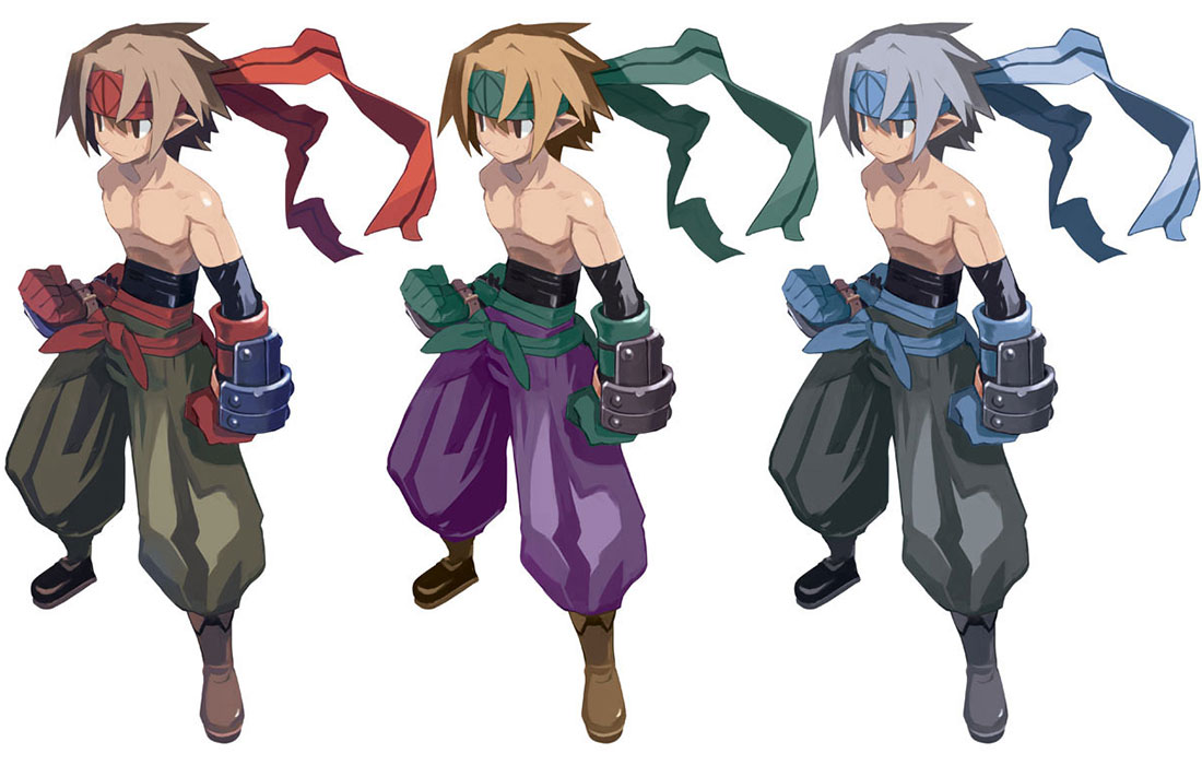 Male Fighter Art from Disgaea D2: A Brighter Darkness
