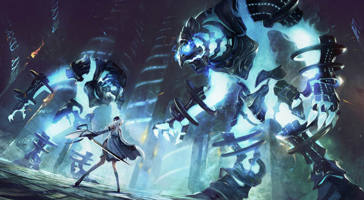 Battle Art from Drakengard 3