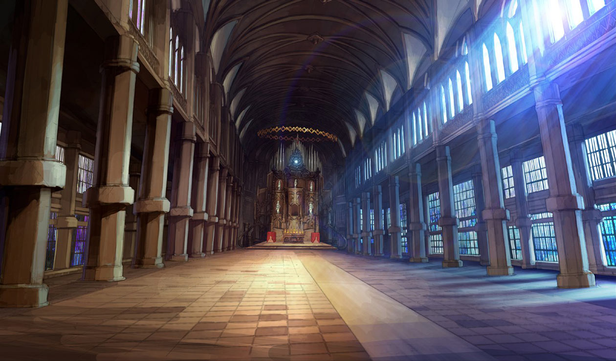 Church Hall Art from Drakengard 3