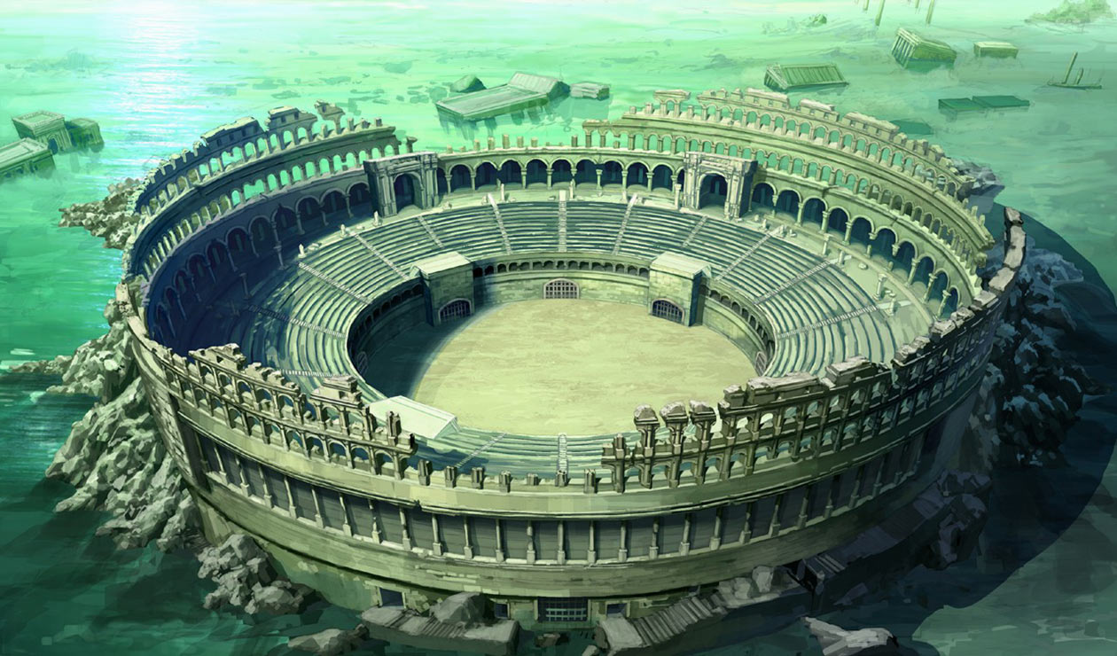 Coliseum Art from Drakengard 3
