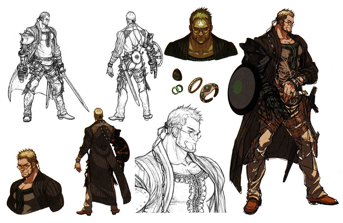 Decadus Concept Artwork from Drakengard 3