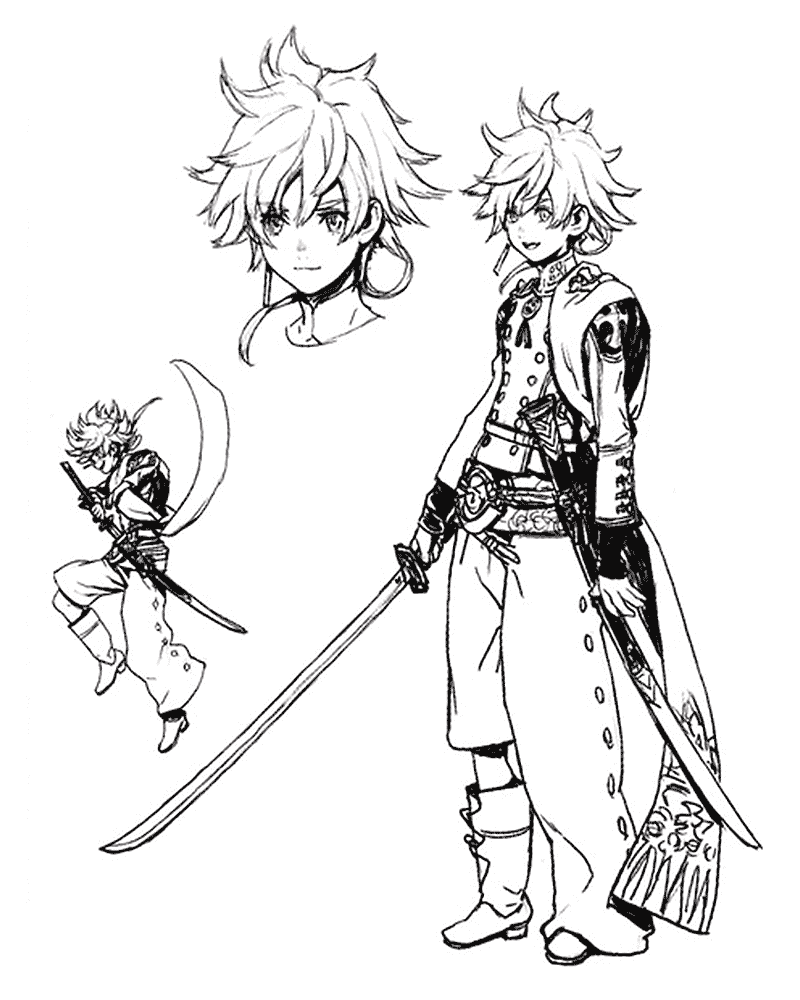 Dito Sketches from Drakengard 3
