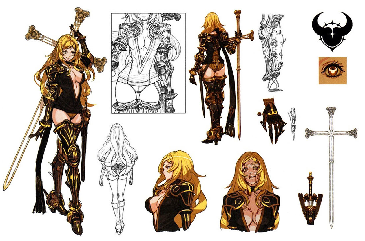 Five Concept Artwork from Drakengard 3