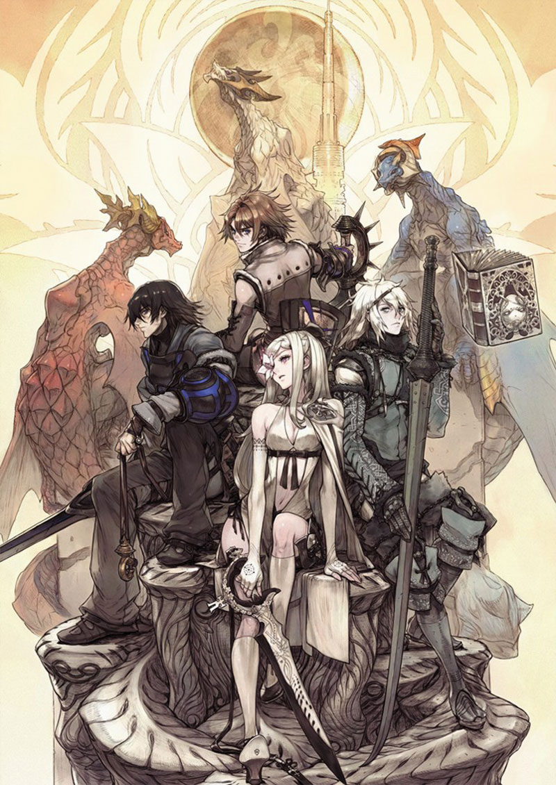 Main Characters Art from Drakengard 3
