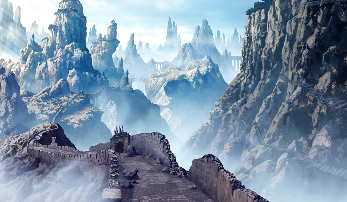 Country of Mountain Art from Drakengard 3