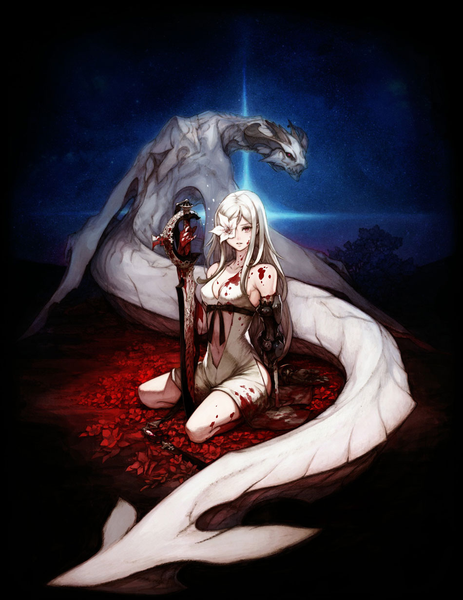 Zero & Mikhail Art from Drakengard 3