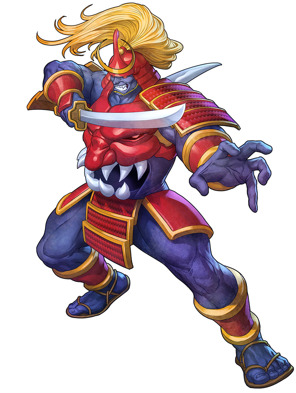 Oboro Bishamon Art from Darkstalkers Resurrection