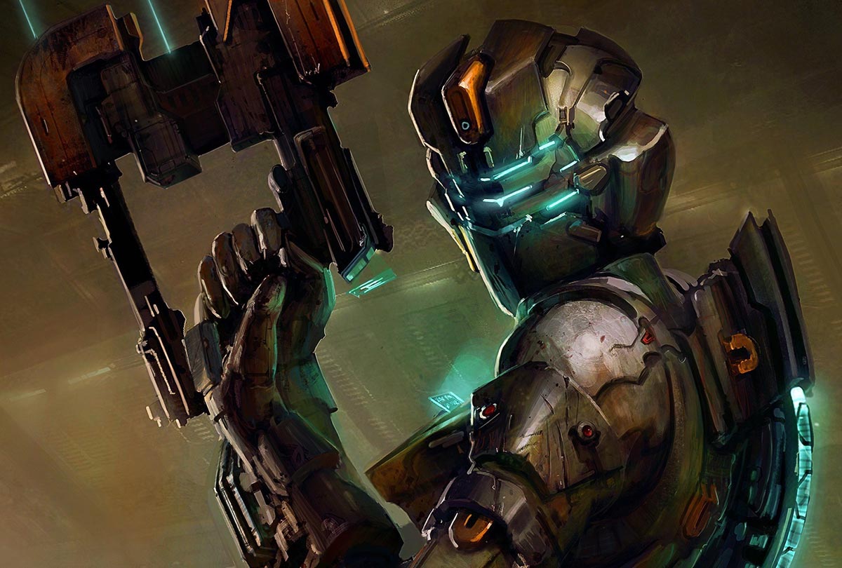 Isaac & Plasma Cutter Art from Dead Space 2
