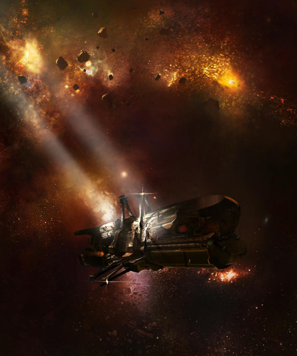 Recovery Ship Art from Dead Space 2