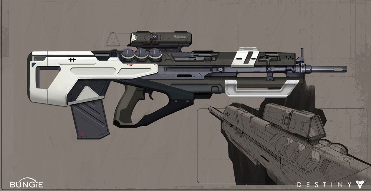 Auto Rifle Art from Destiny